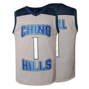Chion Hills LaMello Ball High School Basketball Jersey Stitched Men's